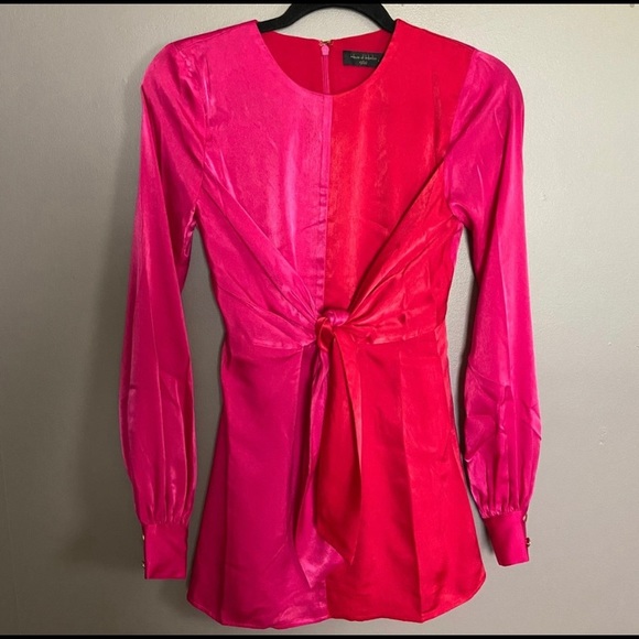 House of Harlow 1960 | Dresses | House Of Harlow 96 X Revolve Lotta Dress  In Fuchsia | Poshmark